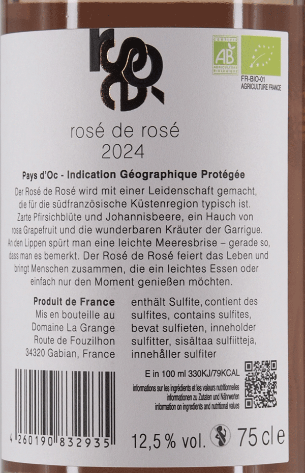 La Grange Rosé de Rosé