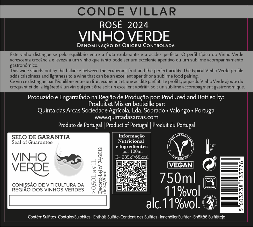 Conde Villar Vinho Verde Rosé