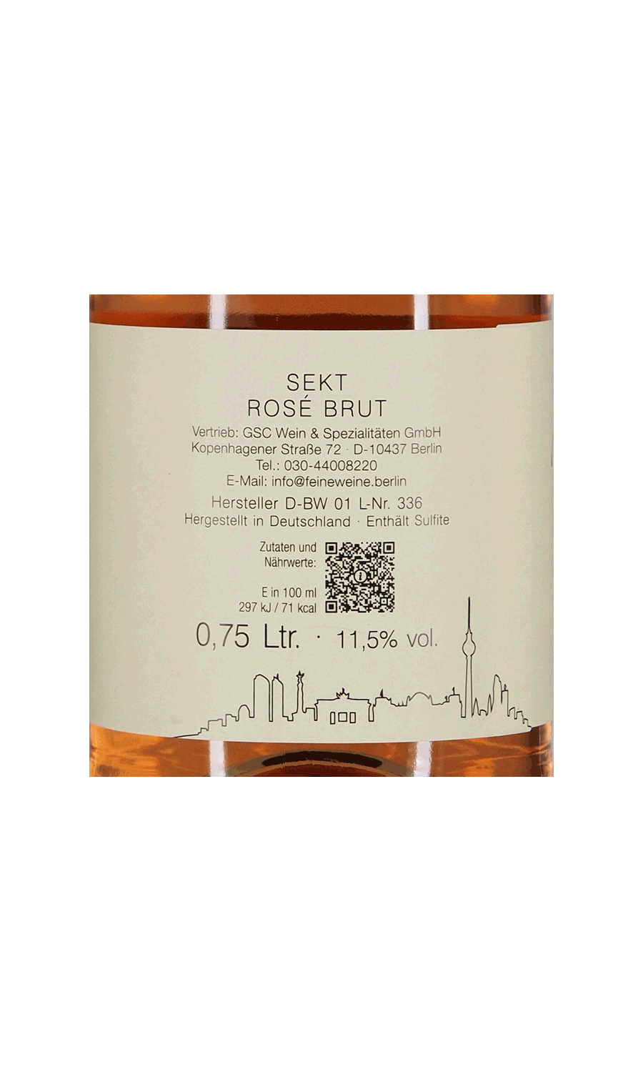 Hausmarke Sekt Kopenhagener Rosé brut