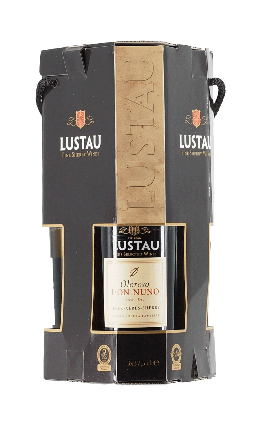 Lustau Sherry Tasting Pack Trio Deluxe - Fino, Oloroso und Moscatel je 0,375 l