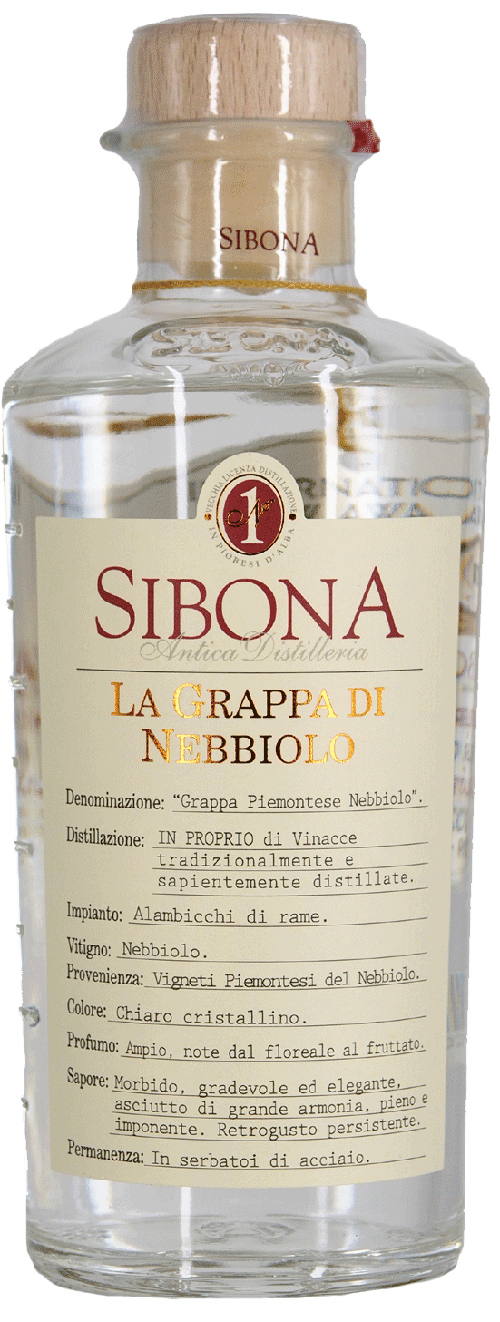 Sibona Grappa di Nebbiolo