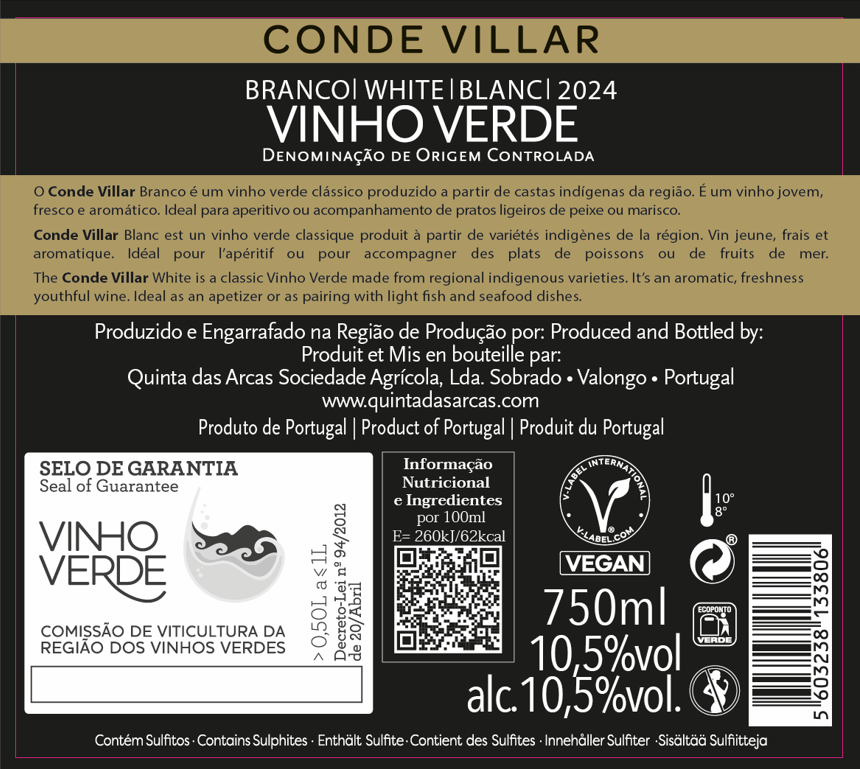 Conde Villar Vinho Verde branco