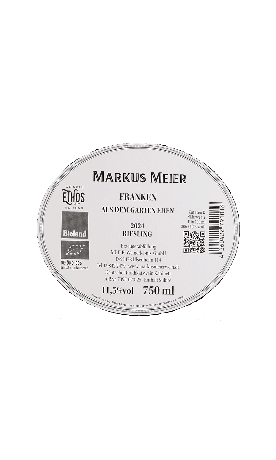 Markus Meier Riesling Garten Eden