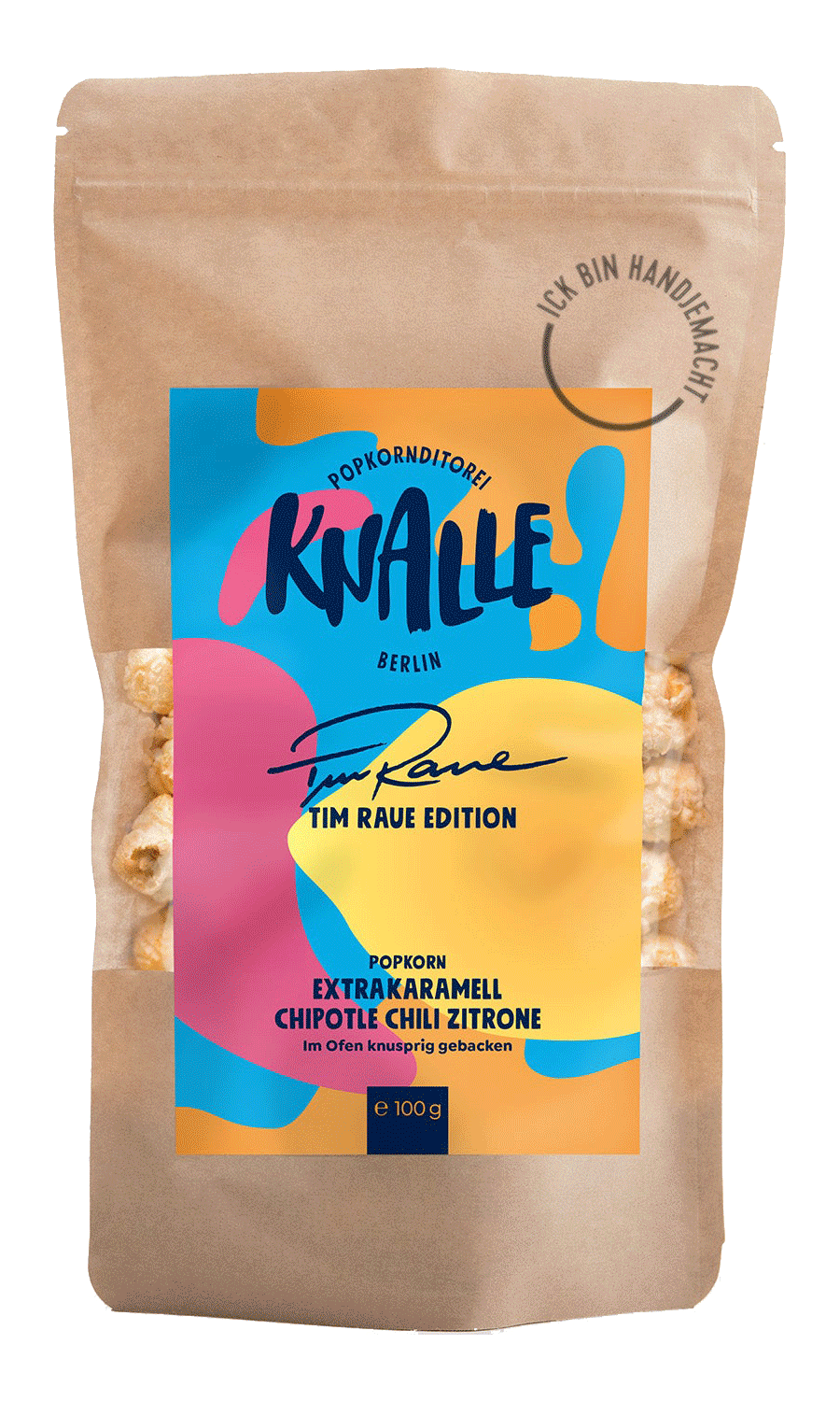 Knalle Popcorn Extrakaramell Chipotle Chili Zitrone - Tim Raue Edition