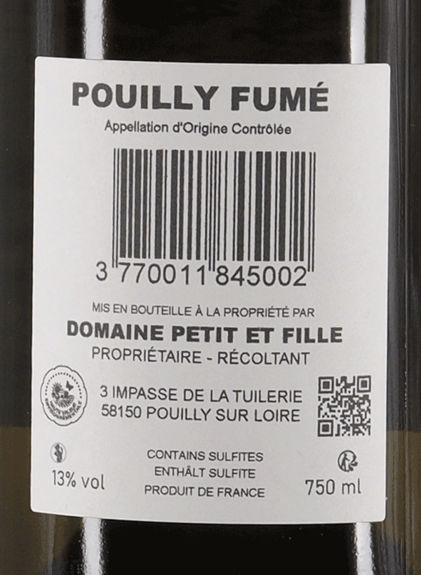 Petit et Fille Pouilly-Fumé Les Papillons