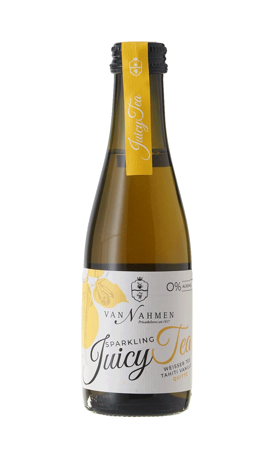 Van Nahmen Juicy Tea 0,2 L Quitte, Weißer Tee & Tahiti Vanille Mini