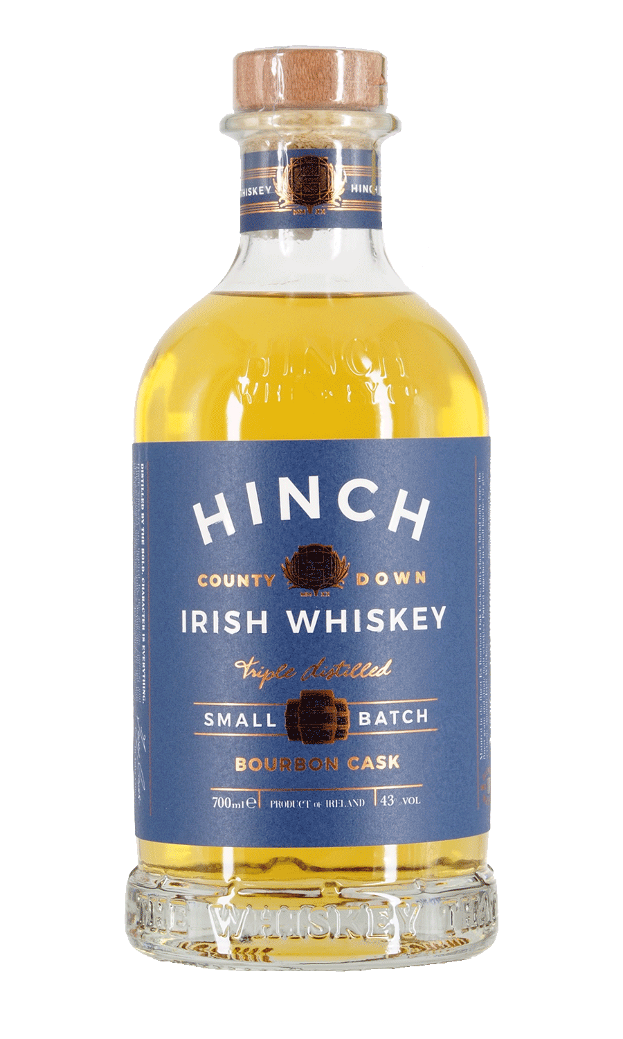 Hinch Irish Whiskey Blended Small Batch Bourbon Cask