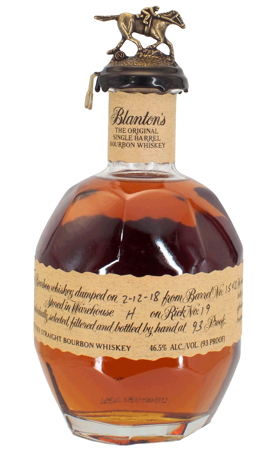 Blanton Bourbon Whiskey The Original Single Barrel