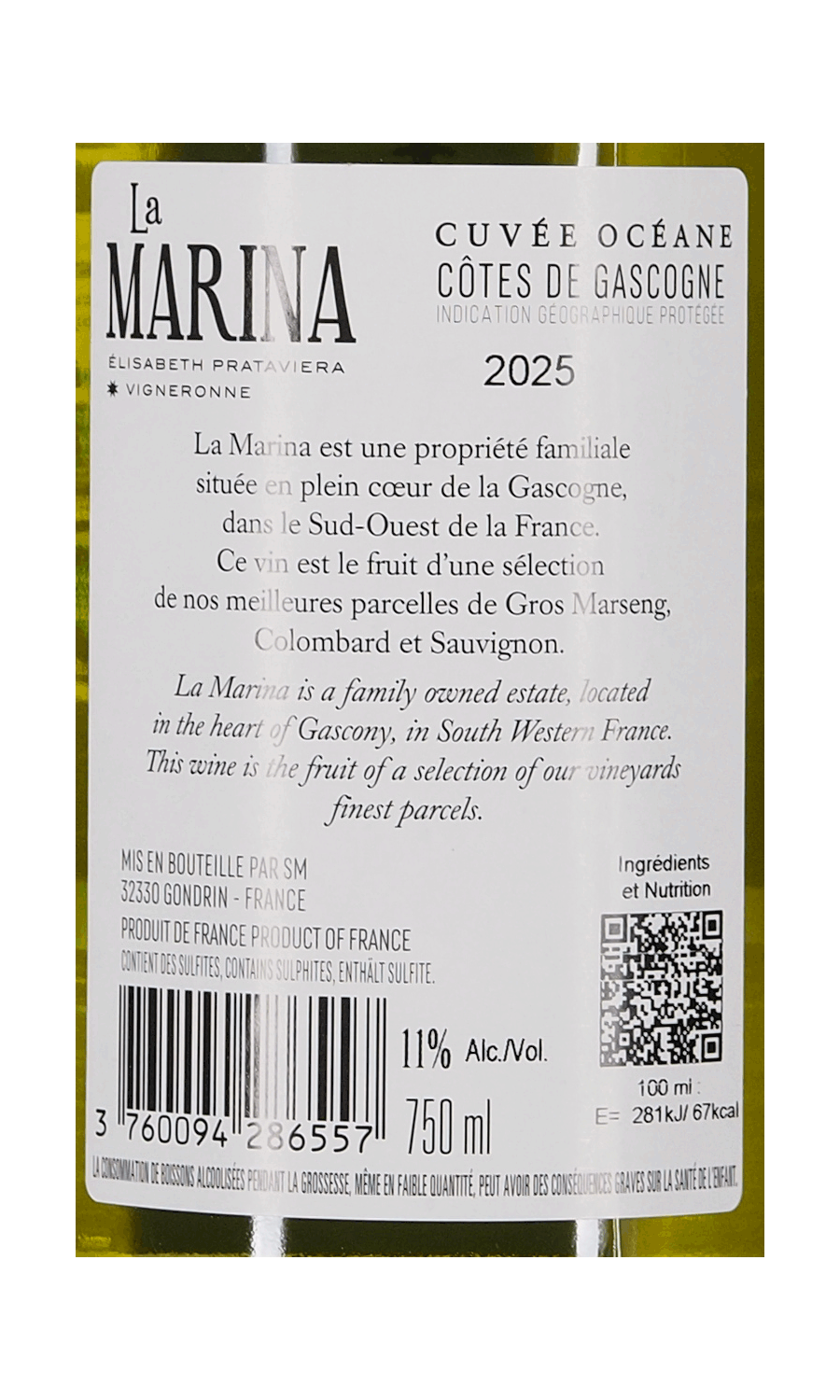 Menard La Marina Cuvee Oceane