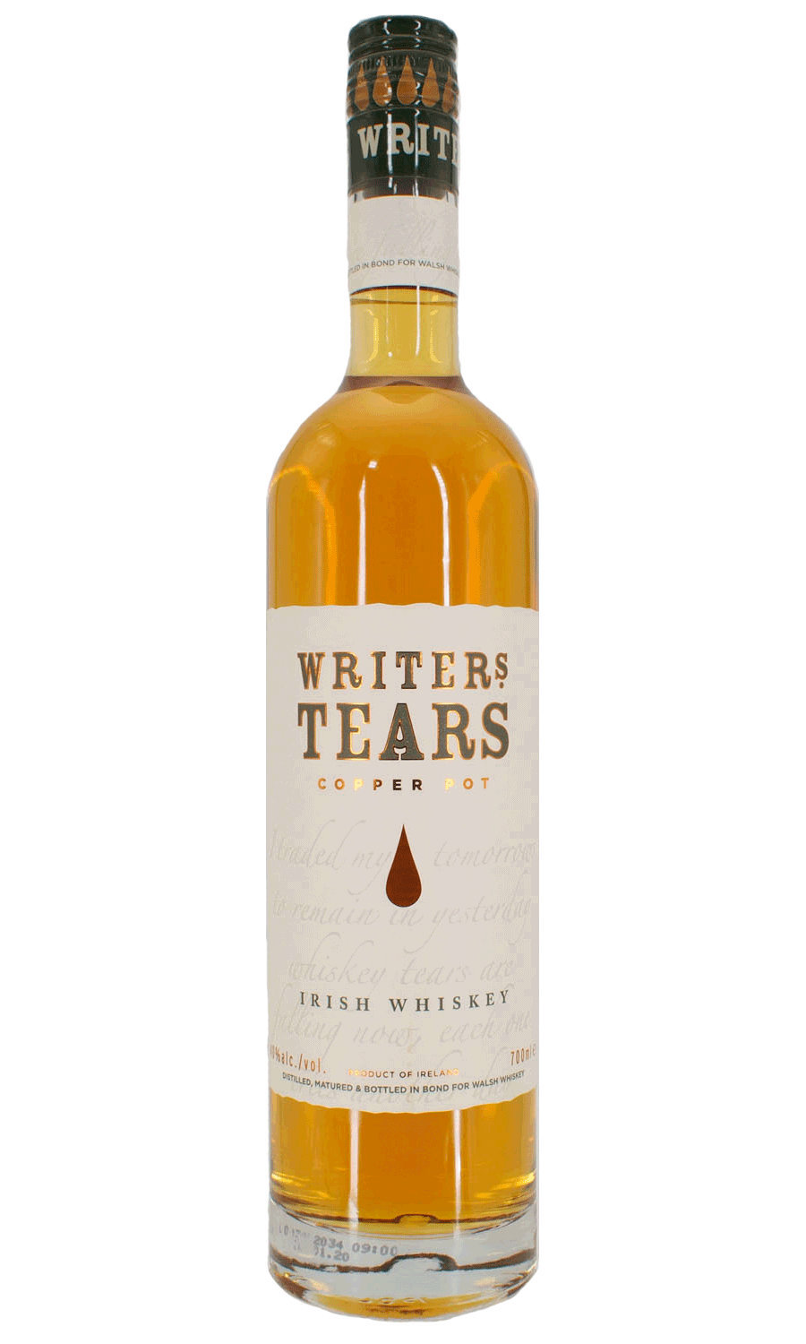 Writers Tears Irish Whiskey Copper Pot 40%