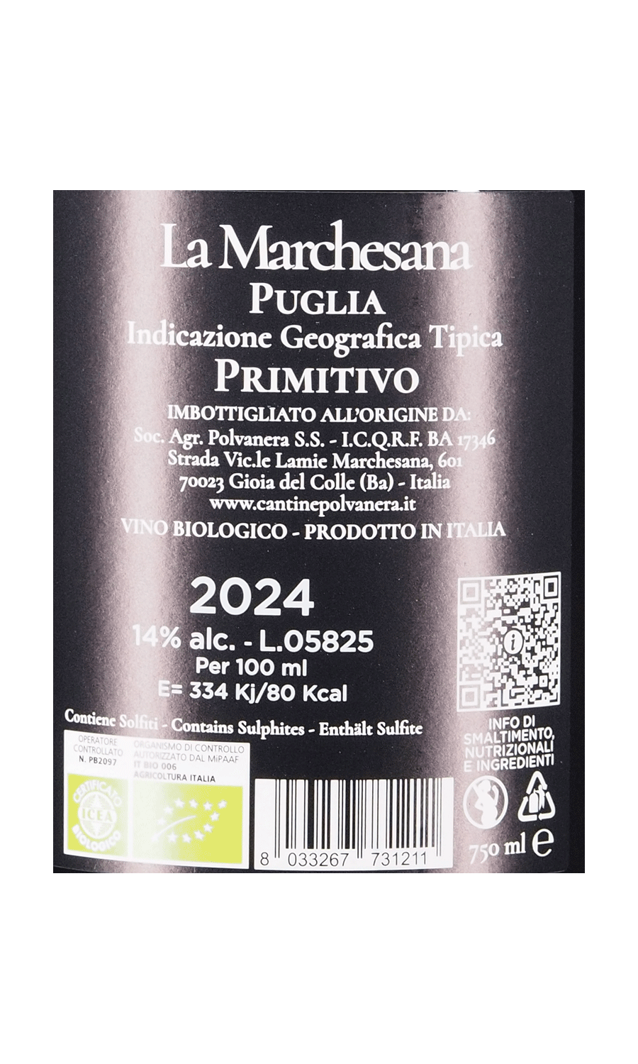 Polvanera La Marchesana Primitivo
