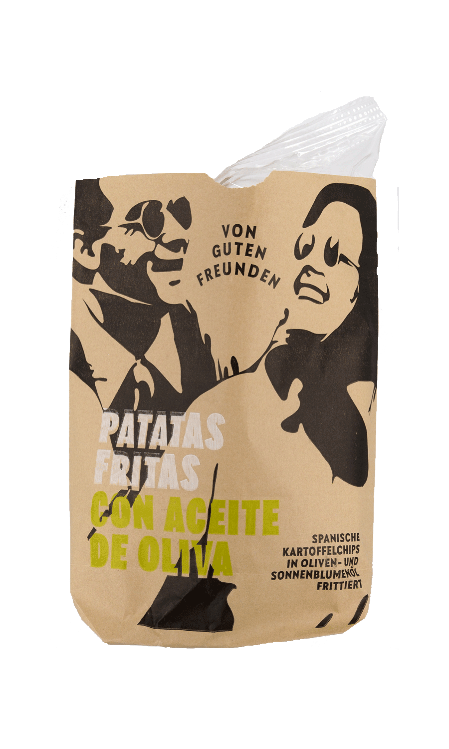 Chips Von guten Freunden Patatas Fritas en Aceite de Oliva