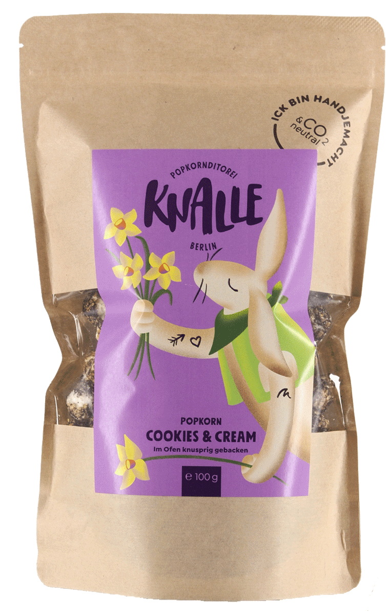 Knalle Popcorn Cookies & Cream Ostern