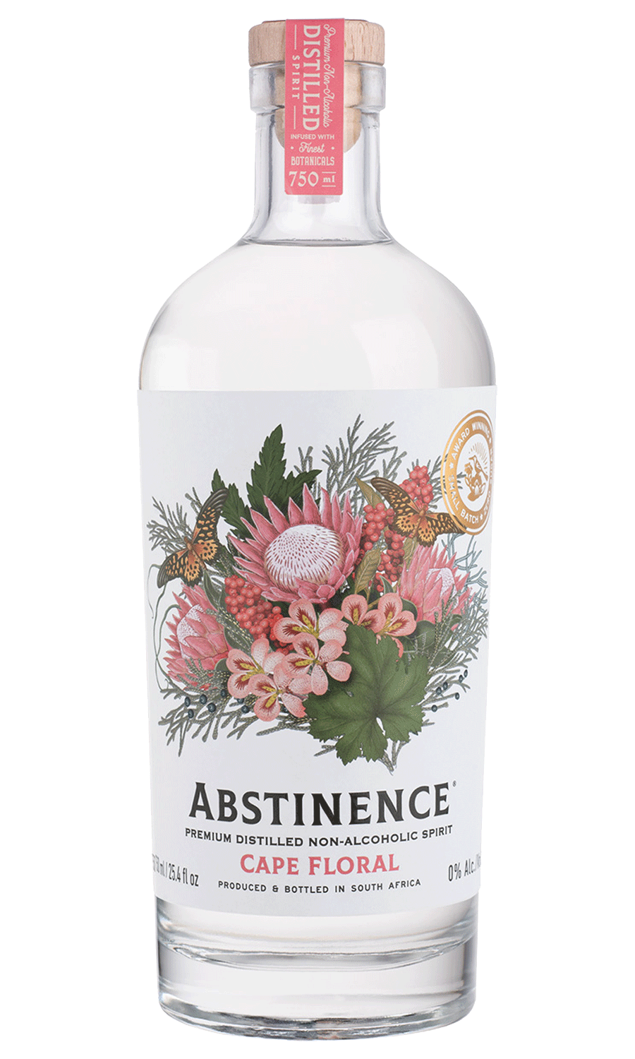 9x15-Abstinence Cape Floral alkoholfrei